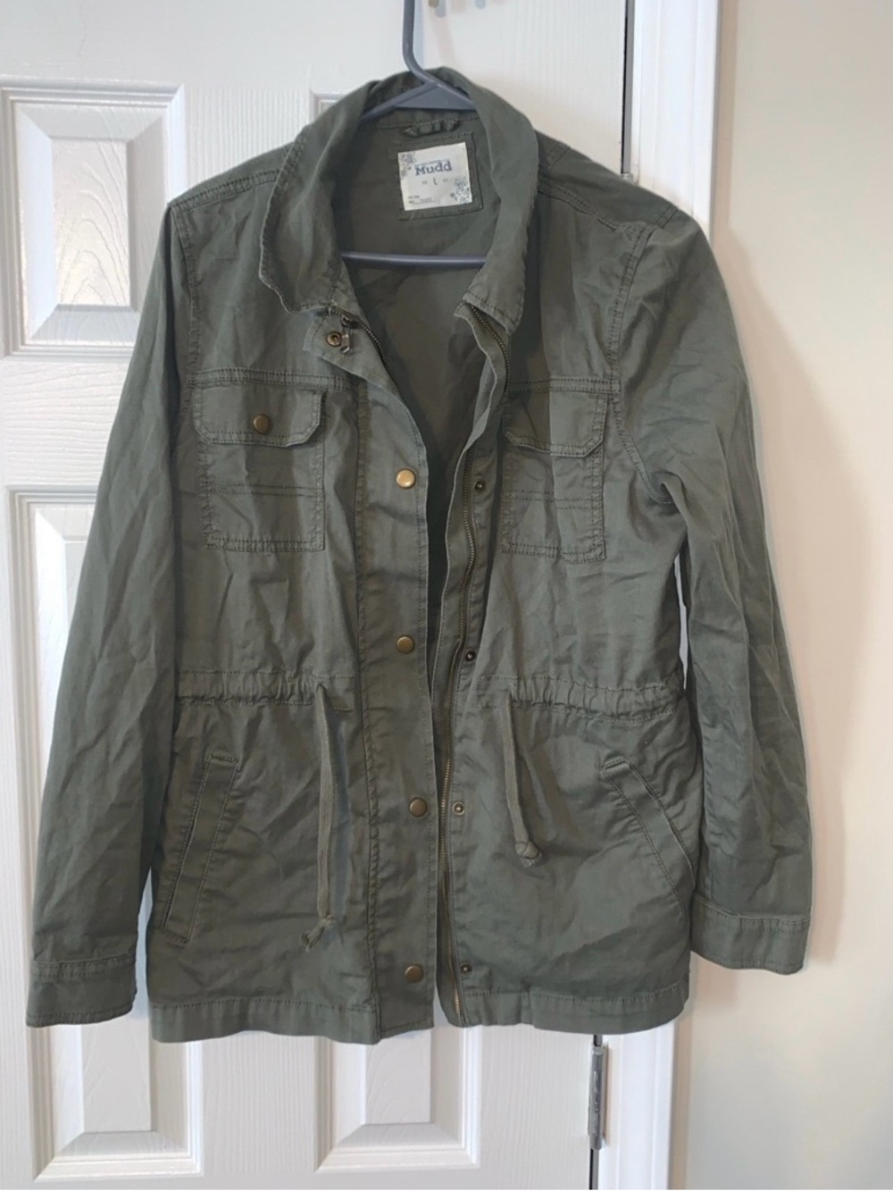 Mudd Olive Green Drawstring Utility Jacket